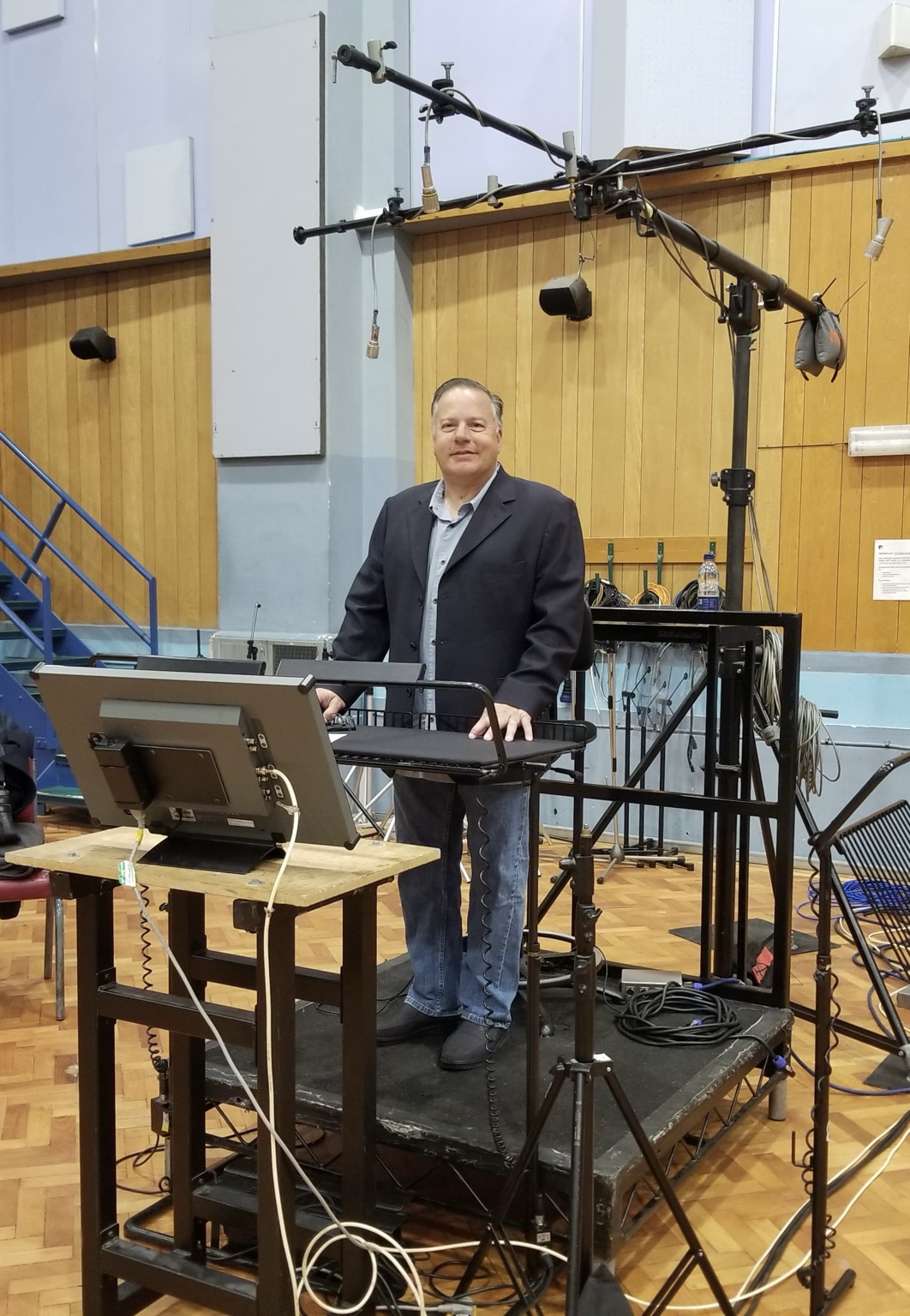 Bob Marino in recording room